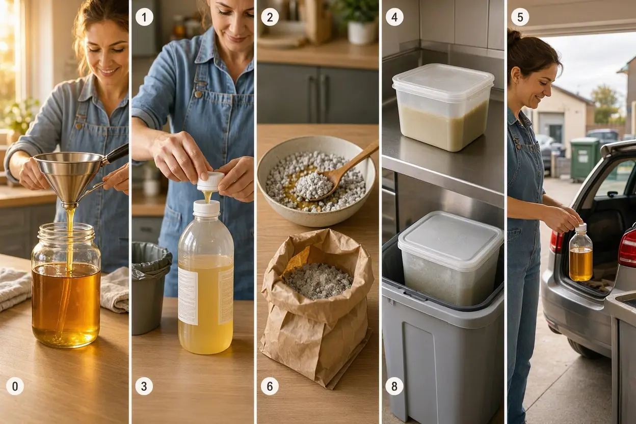 How to Dispose of Cooking Oil Safely