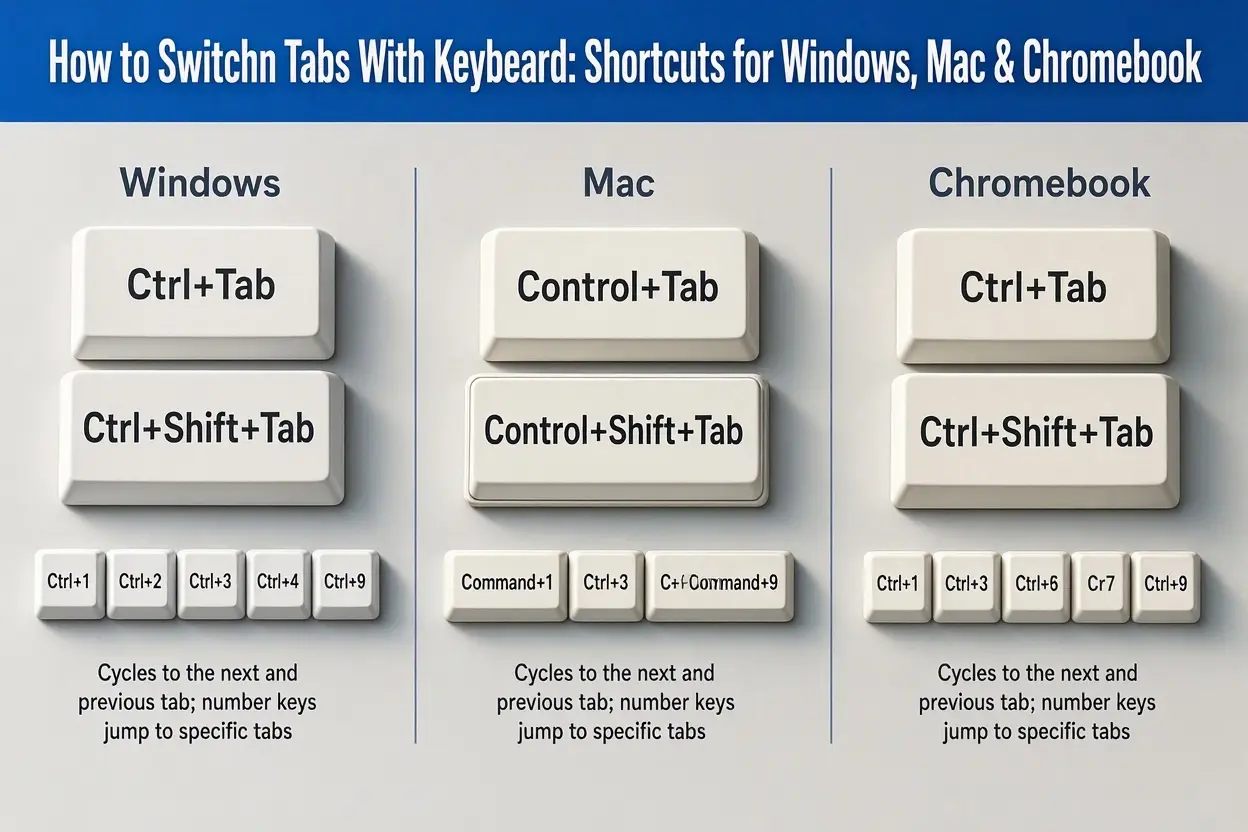 How to Switch Tabs With Keyboard