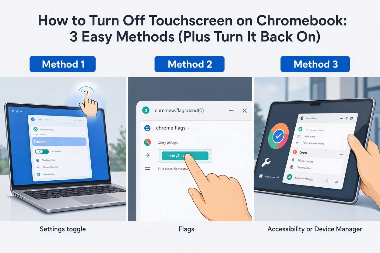 How to Turn Off Touchscreen on Chromebook
