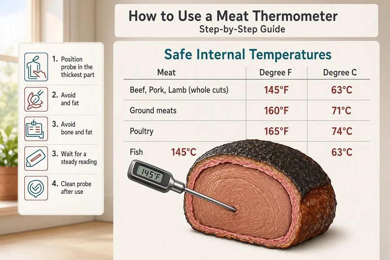 How to Use a Meat Thermometer