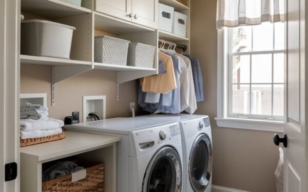 How to Add Storage to a Small Laundry Room