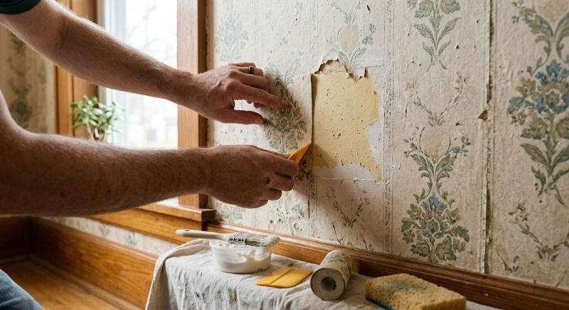 How to Remove Old Wallpaper Without Damaging Walls
