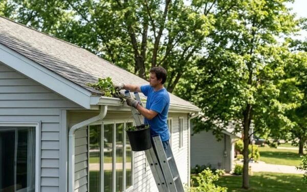 The Best Way to Clean Gutters Safely