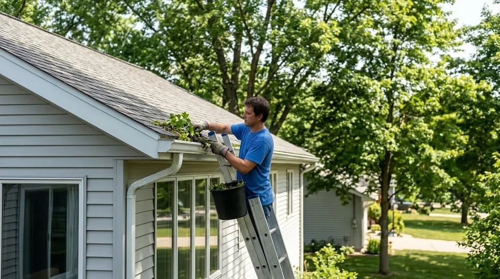 The Best Way to Clean Gutters Safely