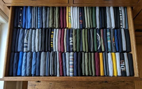 What Is the Best Way to Fold T-shirts to Save Drawer Space?